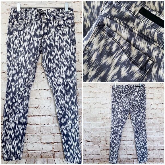 Express Denim - Express ikat printed skinny jeans